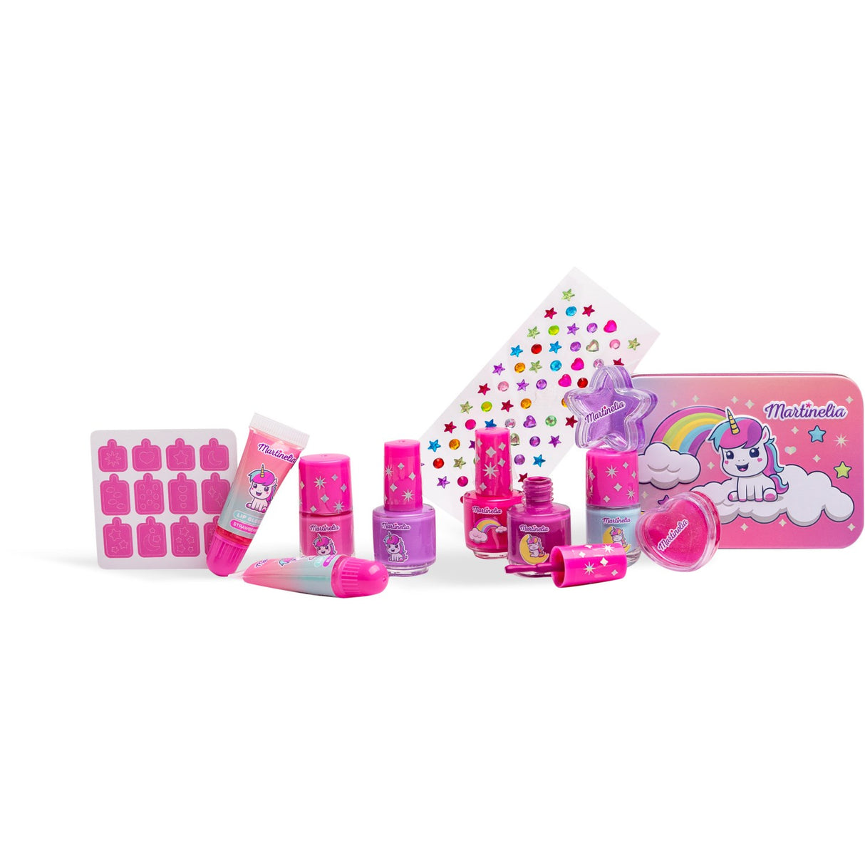 Martinelia Little Unicorn Nail & Lip Sett Med Tin Box