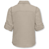 kids ONLY Feather Gray Kogthyra Life L/S Skjorta Wvn