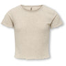 kids ONLY Pumice Stone Melange Kognella S/S O-Neck Topp Noos Jrs