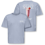 kids ONLY Soft Chambray Milkshake Koghelen Life S/S Loose Tee Jrs Noos