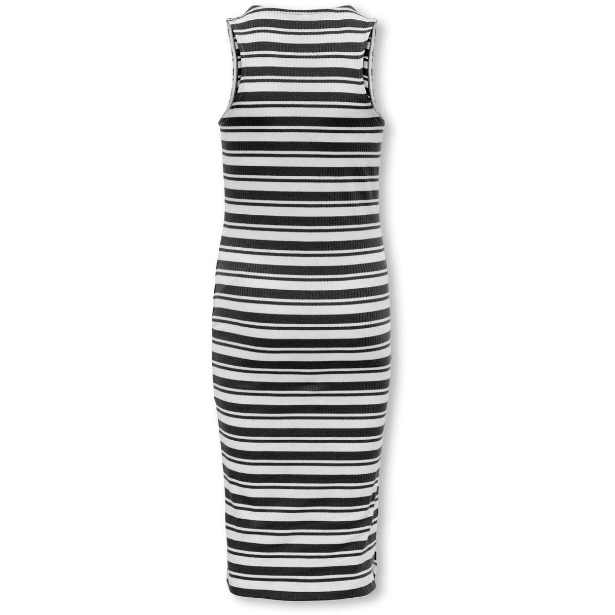 kids ONLY Black Mix White Stripes Kogbelfast Life Stripe Sl Midi Klänning Jrs