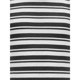 kids ONLY Black Mix White Stripes Kogbelfast Life Stripe Sl Midi Klänning Jrs
