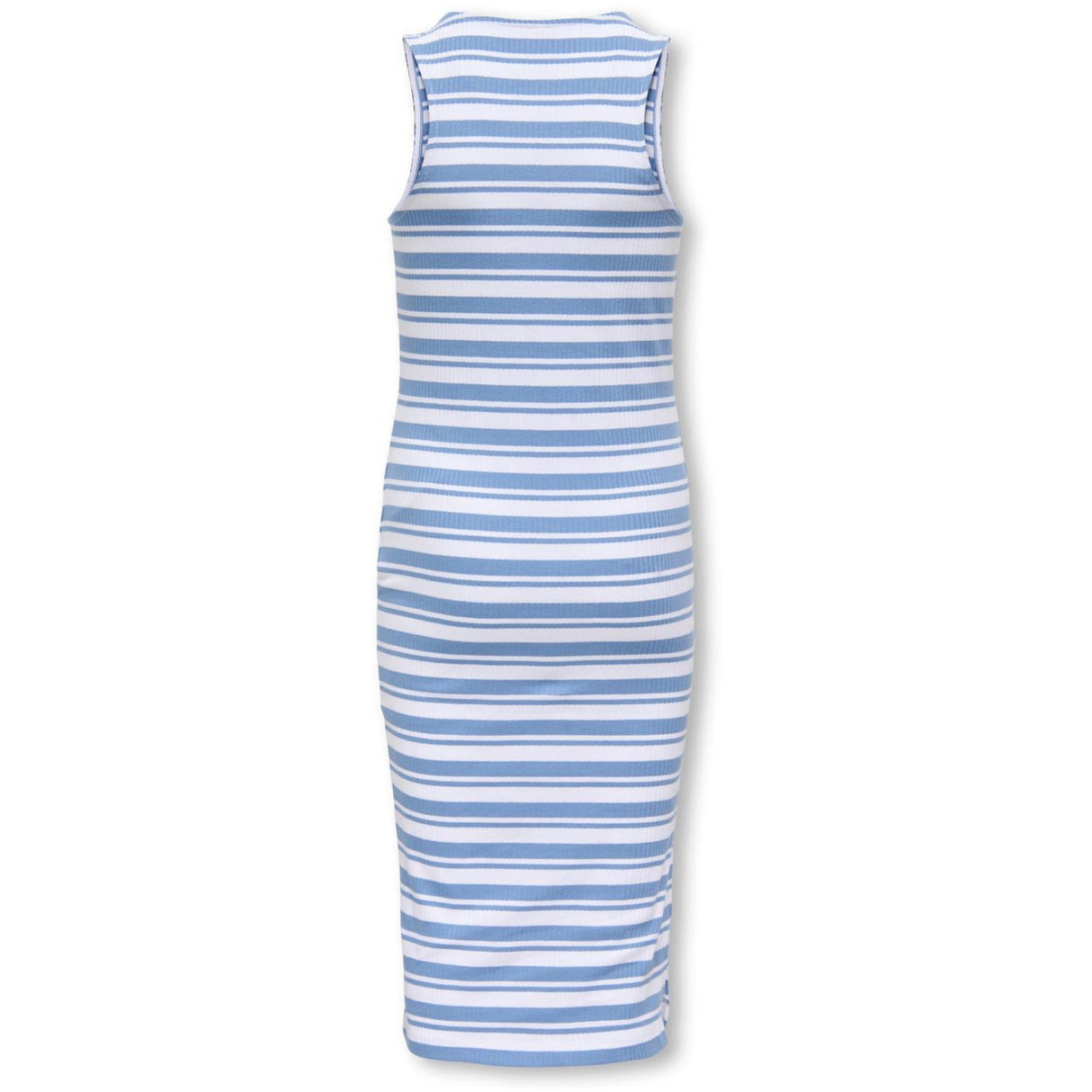 kids ONLY Riviera Mix White Stripes Kogbelfast Life Stripe Sl Midi Klänning Jrs