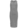 kids ONLY Black Mix White Stripes Kogbelfast Life Stripe Sl Midi Klänning Jrs