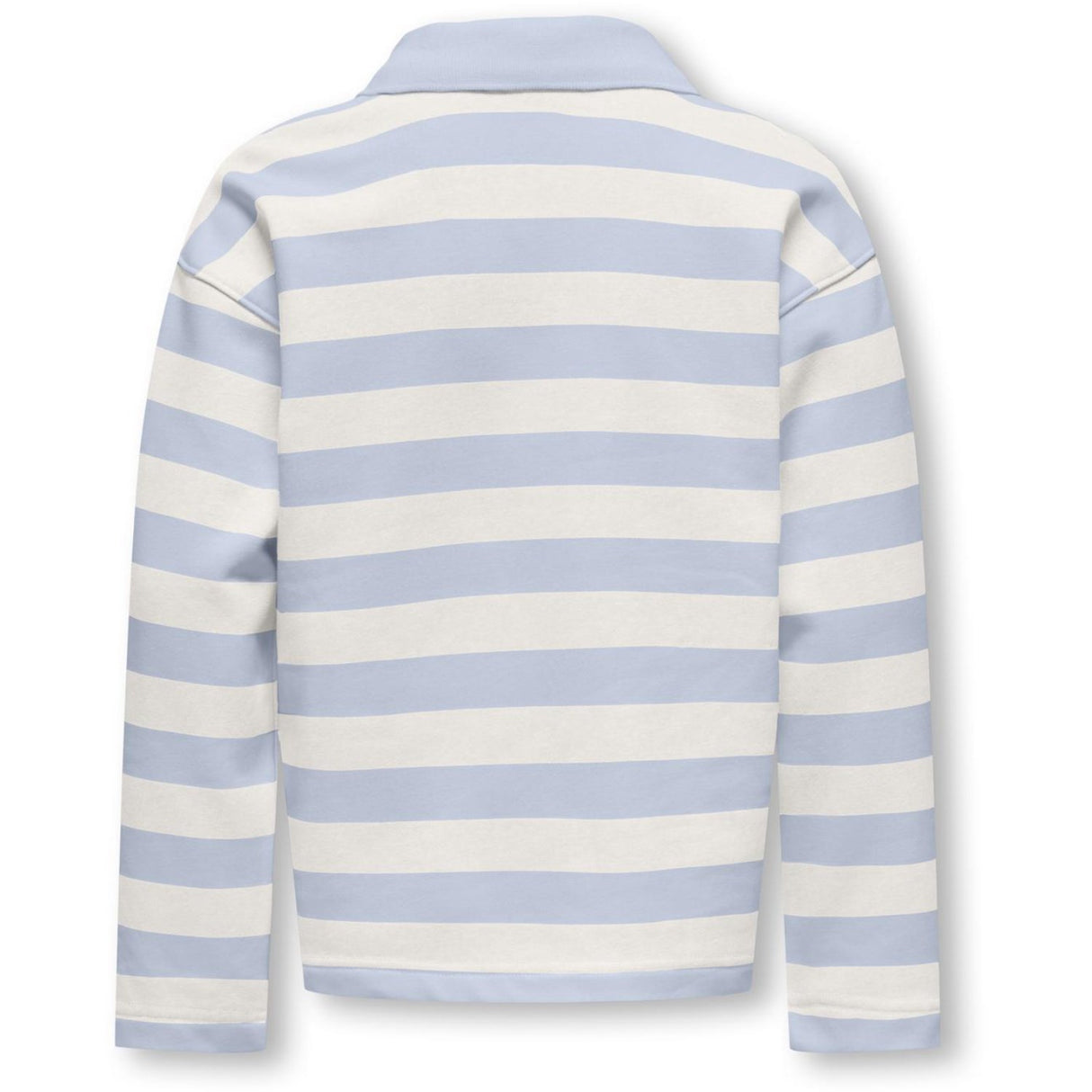 kids ONLY Soft Chambray White Alyssum Kogesther L/S Pikétröja Emb Vd Swt