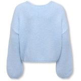 kids ONLY Cashmere Blue Kogdinea L/S Vändbar Pullov. Knt