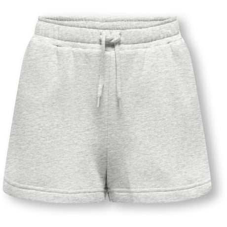 kids ONLY Light Grey Melange Kogsweat String Shorts Vd Swt