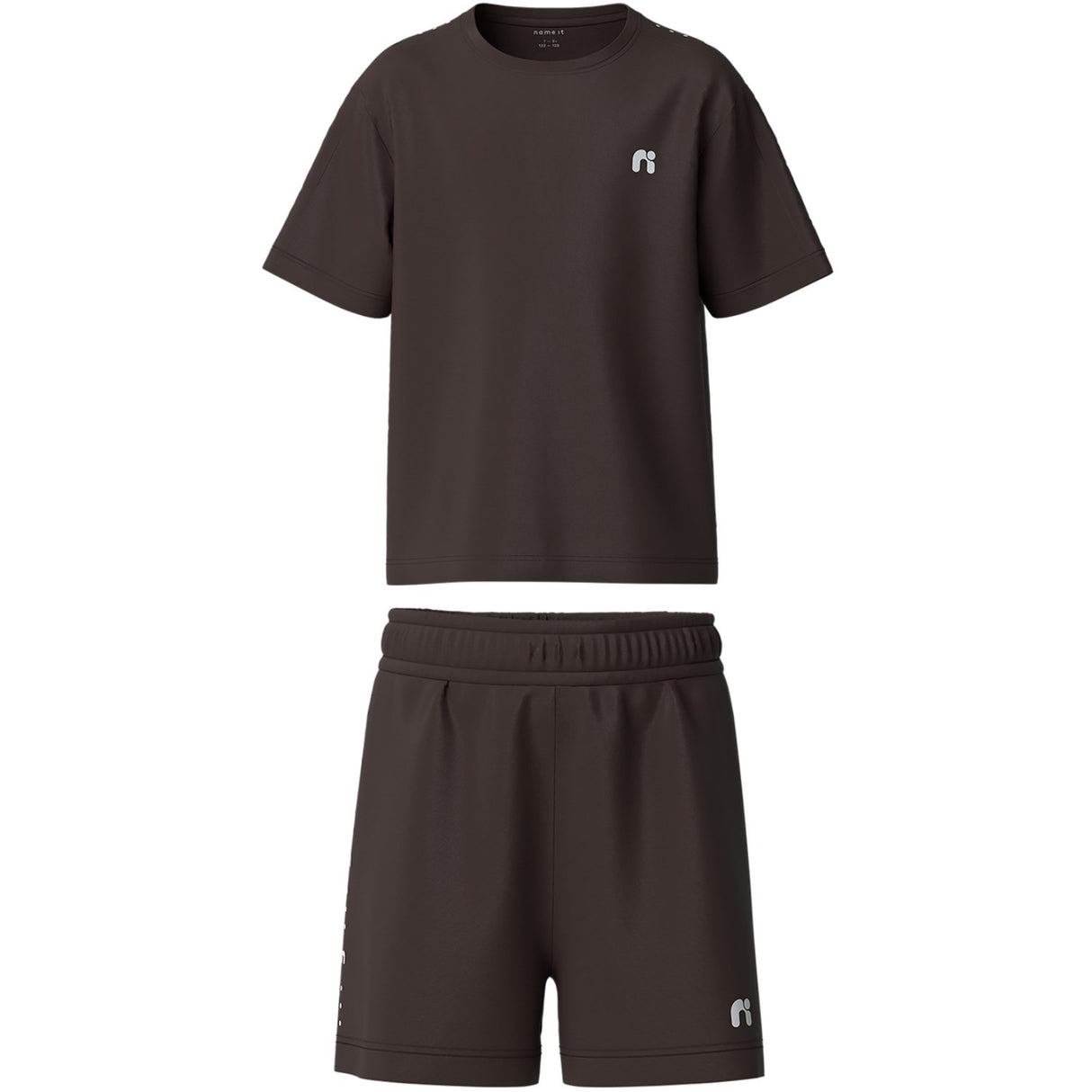 Name It Chocolate Martini Nkndemu Ss Nreg Shorts Sett