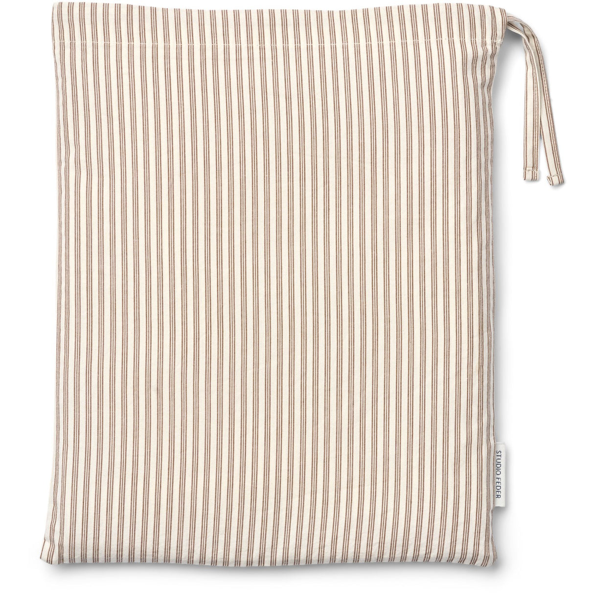 Studio Feder Brown Beach Stripe Sängkläder Percale