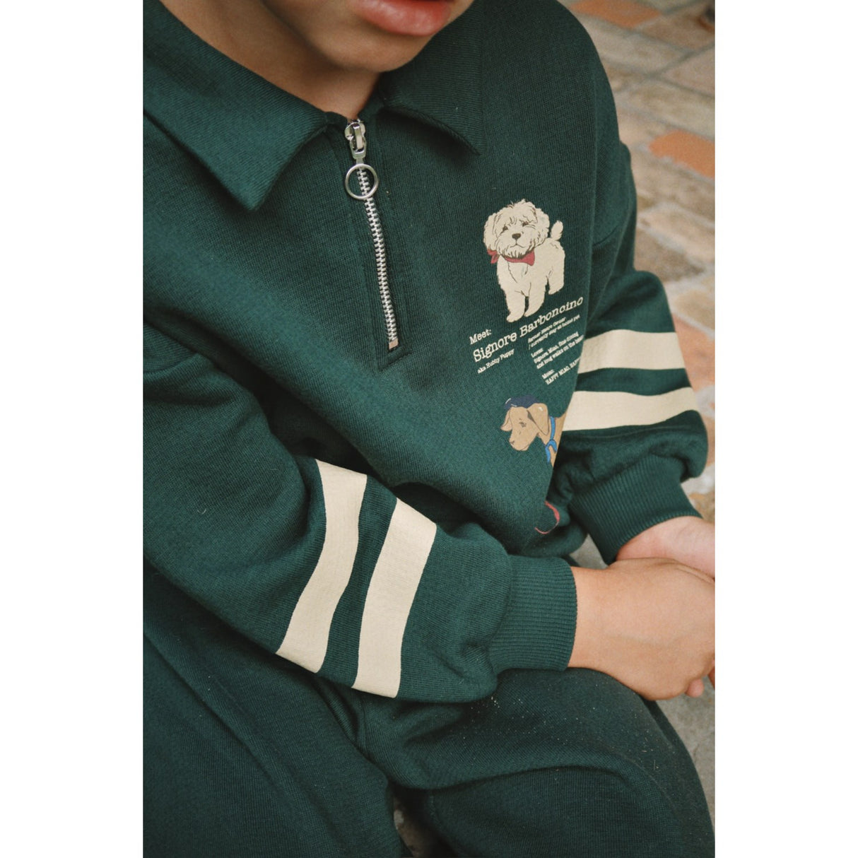 Konges Sløjd Pine Grove Doggy Half Zip Pikétröja Ocs