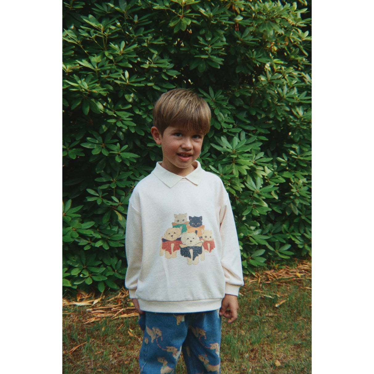 Konges Sløjd Family Photo Spotty Ls Pikétröja Gots