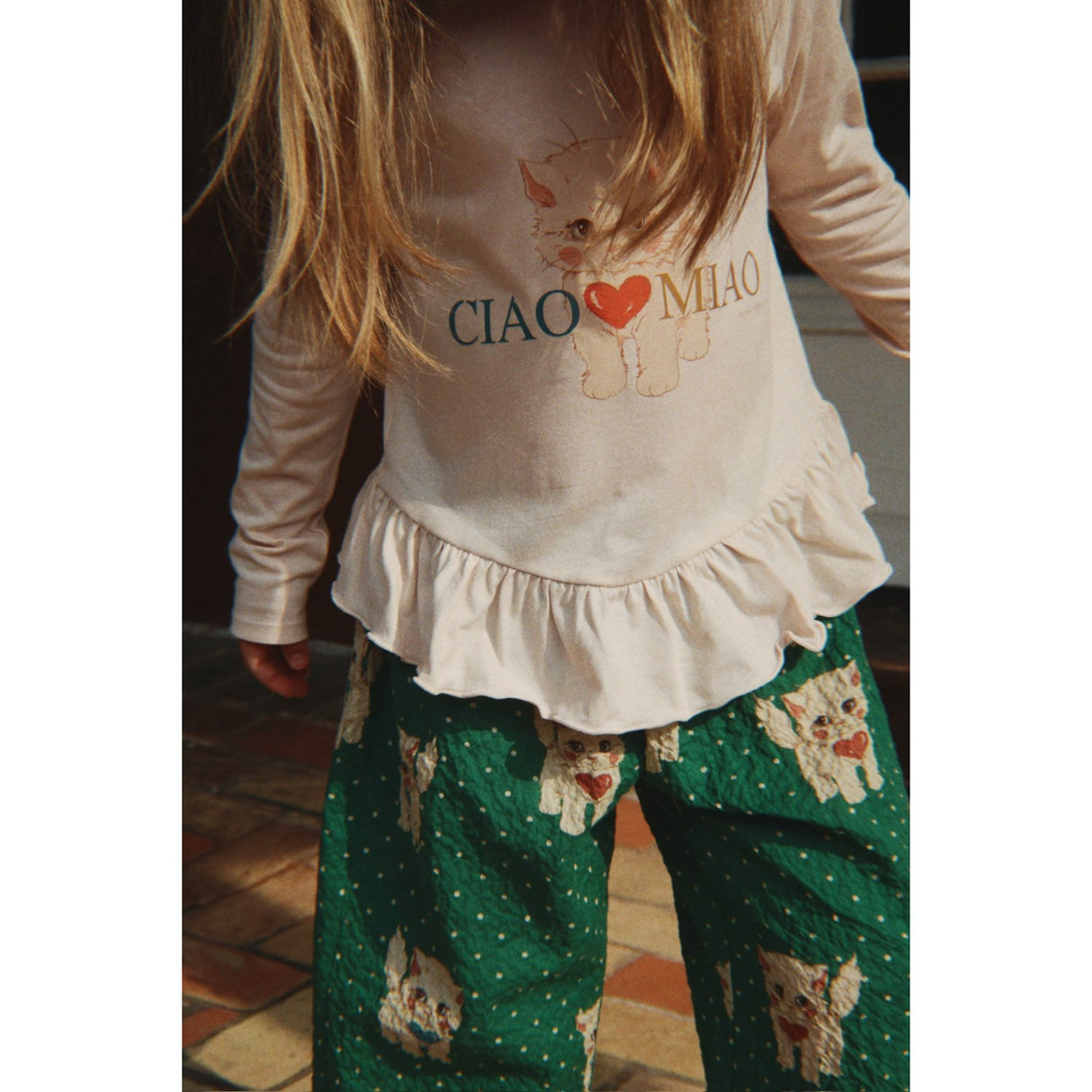 Konges Sløjd Dot Miao Verde Elin Byxor Gots