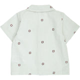 Müsli Tofu/ Ocean/ Mineral Red Seersucker Stripe S/S Skjorta Baby