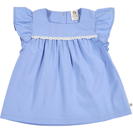 Müsli Shell Blue Poplin Frill S/S T