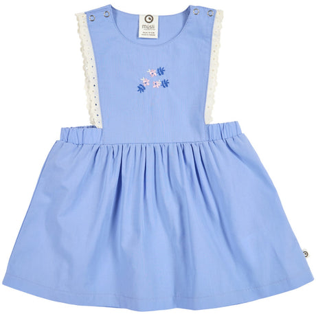Müsli Shell Blue Spring Pinafore Klänning Baby