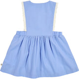Müsli Shell Blue Spring Pinafore Klänning Baby