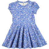 Müsli Azure Blue/ Nectar/ Tofu Primrose Puff S/S Swing Klänning