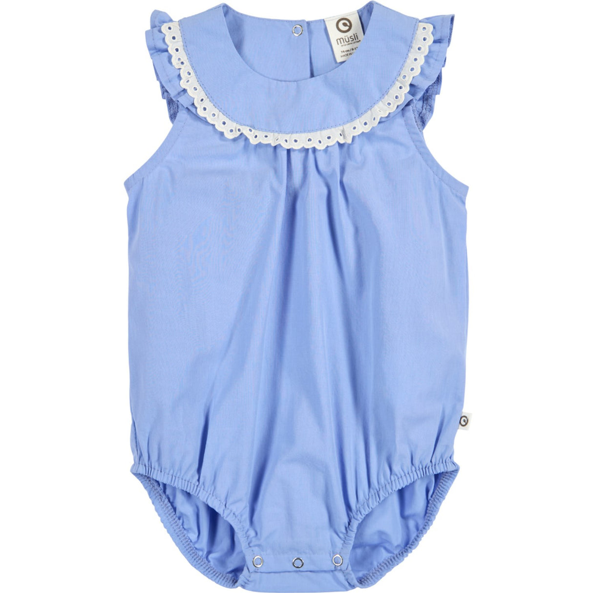 Müsli Shell Blue Poplin Wide Fit S/S Body