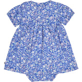 Müsli Azure Blue/ Nectar/ Tofu Primrose Puff S/S Klänning Body