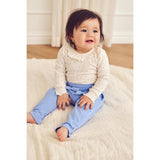 Müsli Tofu/ Nectar/ Shell Blue Spring Frill Krage L/S Body
