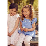 Müsli Shell Blue Poplin Frill S/S T