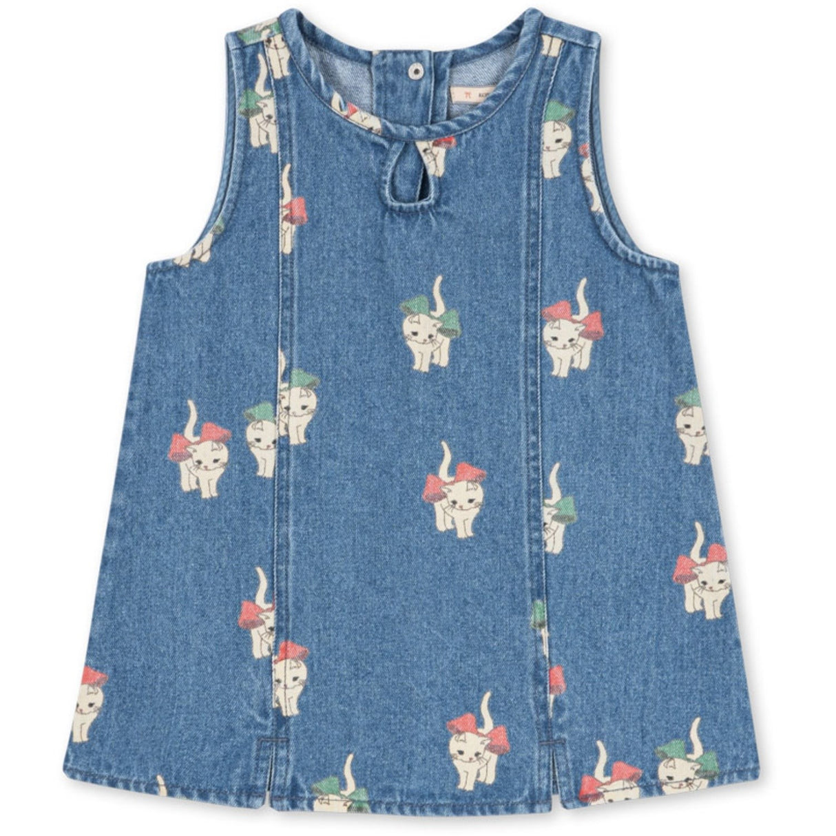 Konges Sløjd Bow Kitty Denim Magot Klänning Gots