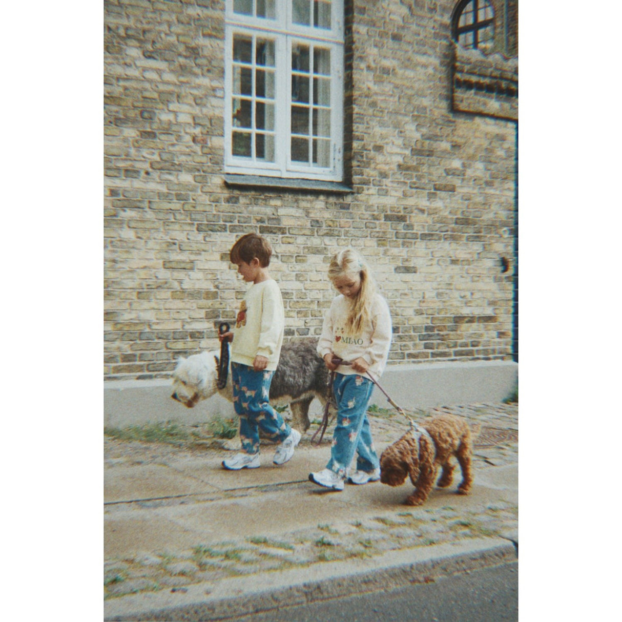 Konges Sløjd Bow Kitty Denim Magot Slit Byxor Gots