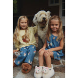 Konges Sløjd Bow Kitty Denim Magot Slit Byxor Gots