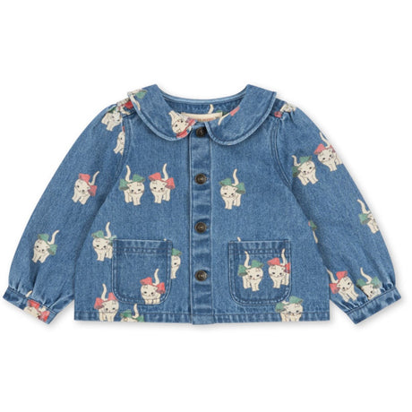 Konges Sløjd Bow Kitty Denim Magot Krage Jacka Gots