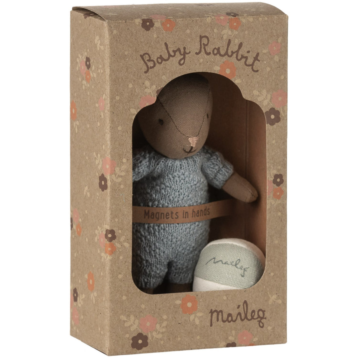 Maileg Hare Sæt, Micro - Brun - Blå