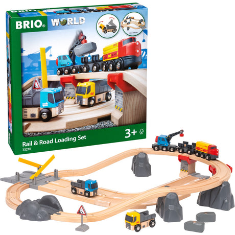 BRIO® 33210 Tog- Och Vejbane, Lodsesæt
