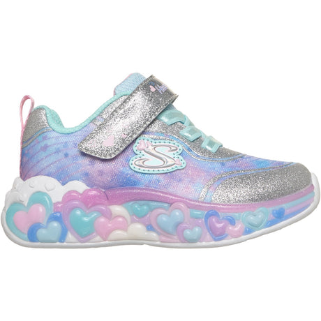 Skechers Silver S-Lights: Eternal Heart Lights