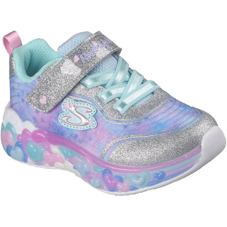 Skechers Silver S-Lights: Eternal Heart Lights