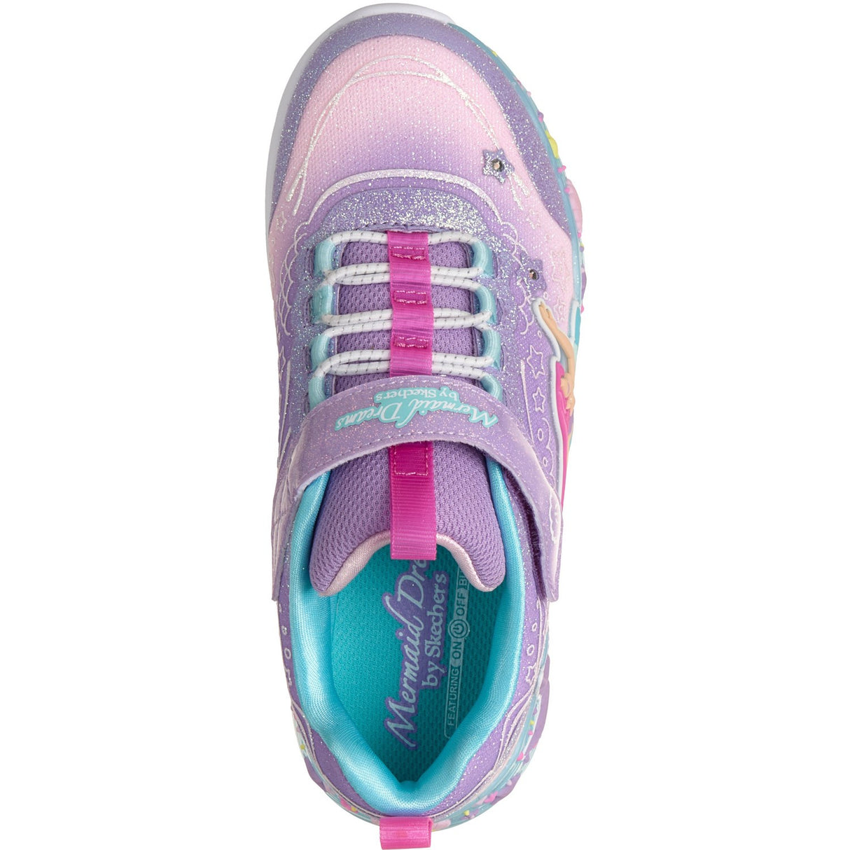 Skechers Purple S-Lights: Mermaid Dreams