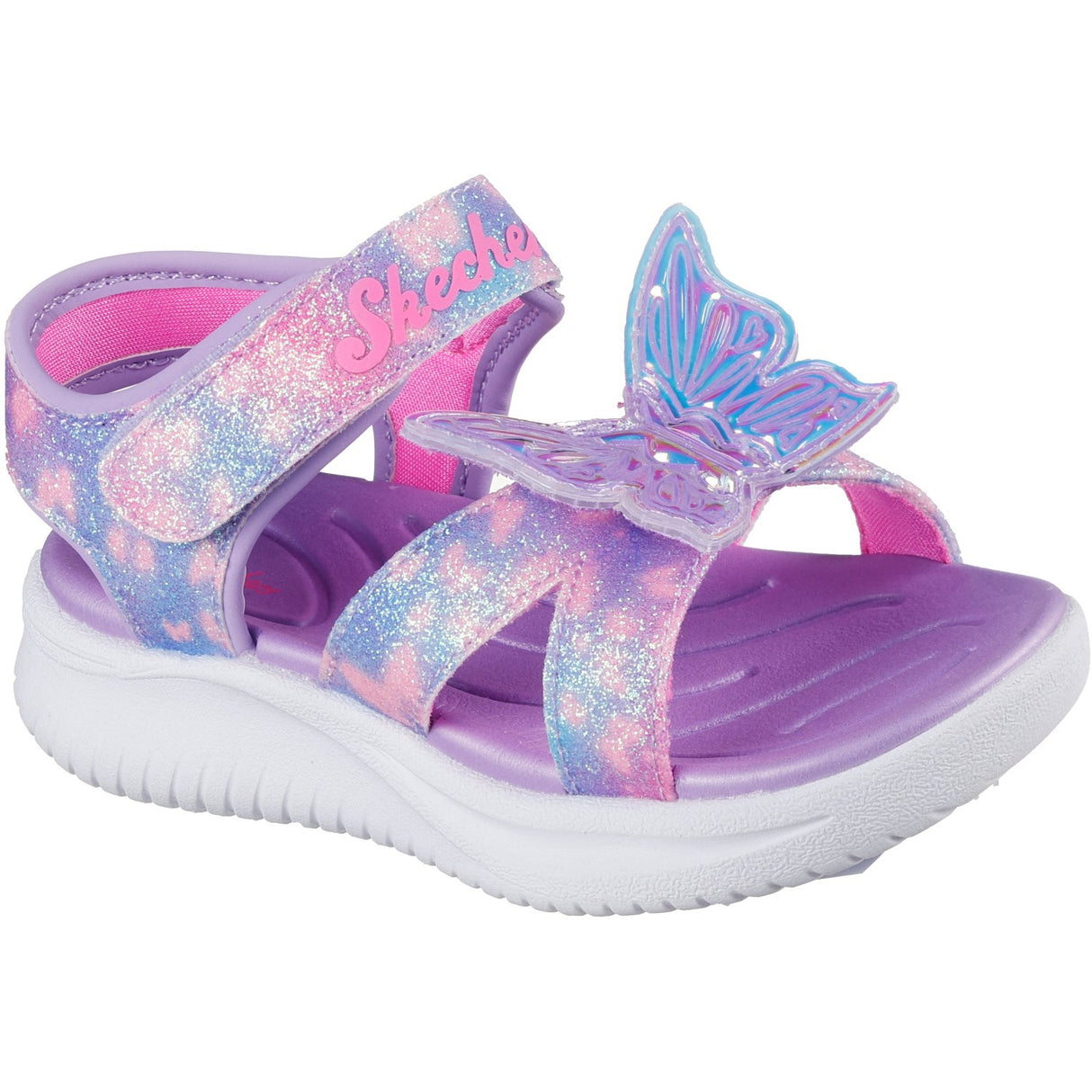 Skechers Purple S Lights - Jumpsters Sandal – Butterfly Brights