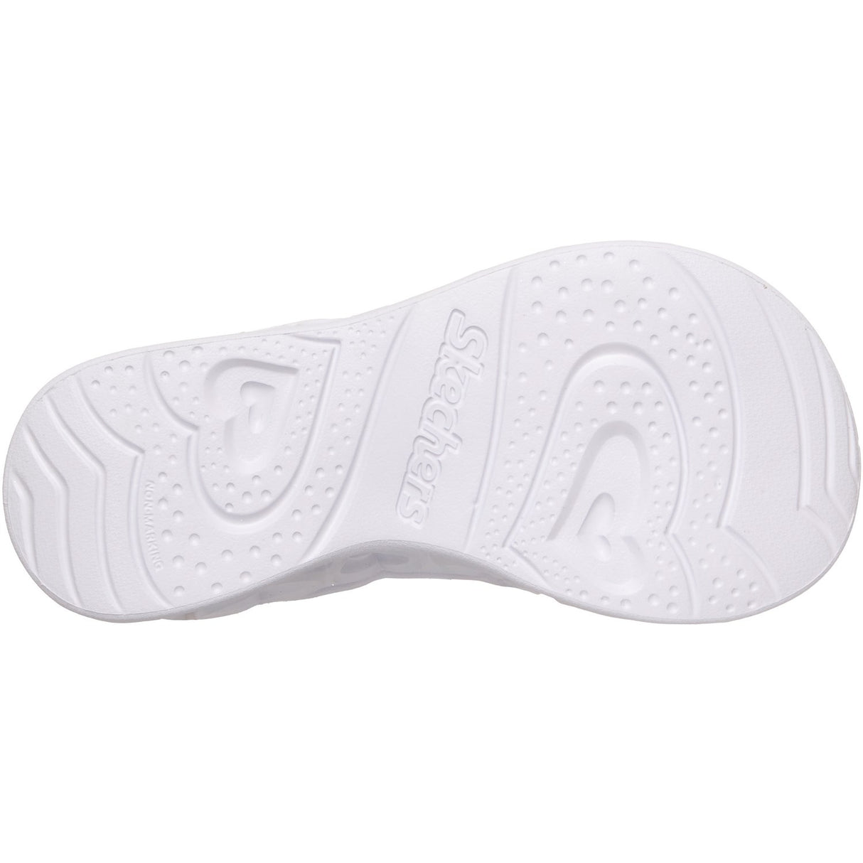 Skechers Silver Heart Lights Sandaler