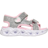 Skechers Silver S Lights\Xae - Heart Lights Sandaler
