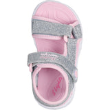 Skechers Silver S Lights\Xae - Heart Lights Sandaler