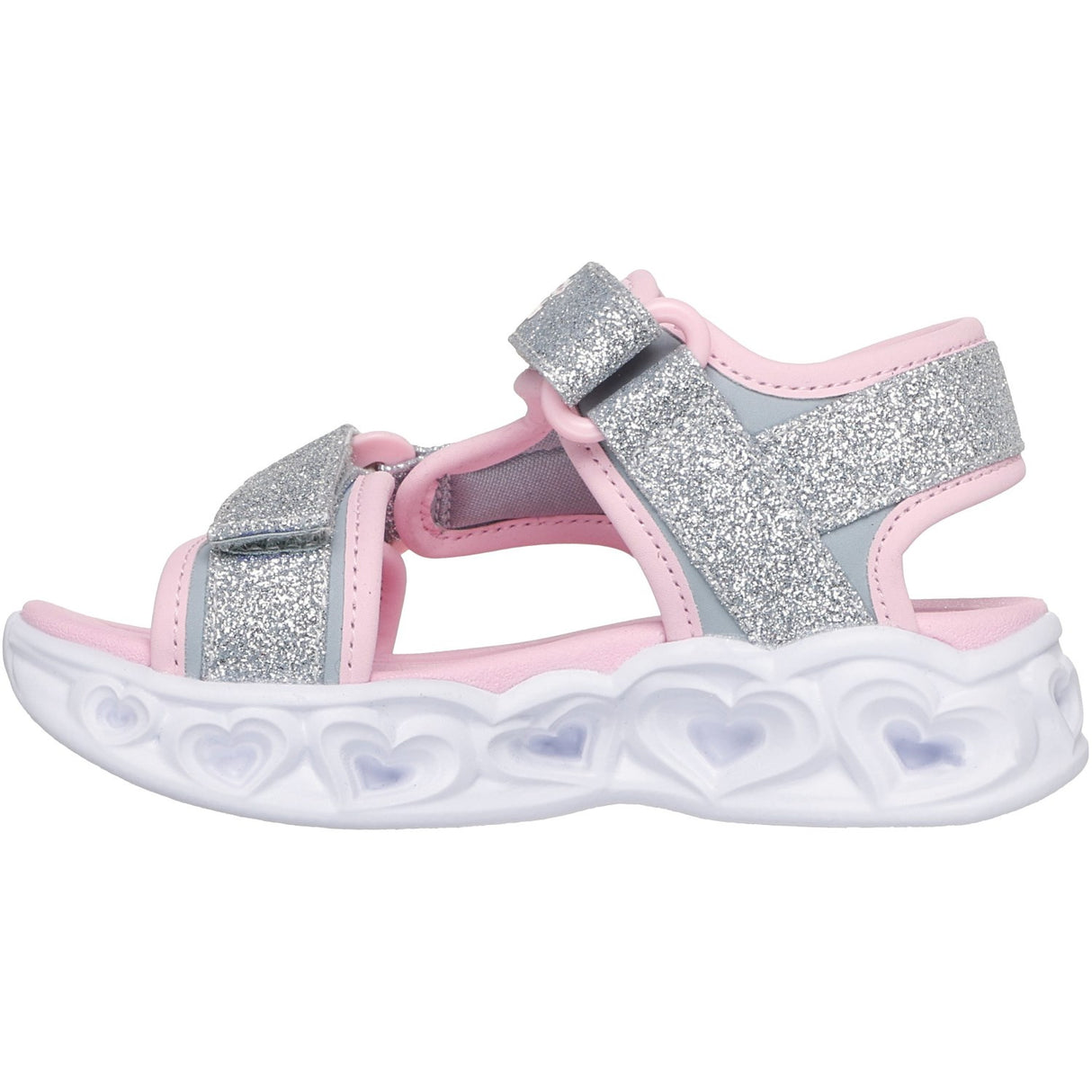 Skechers Silver S Lights\Xae - Heart Lights Sandaler
