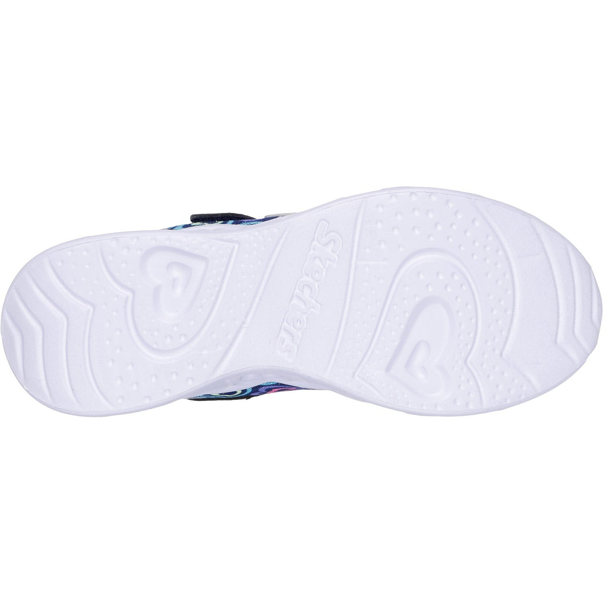 Skechers Navy Heart Lights - Boogie Love