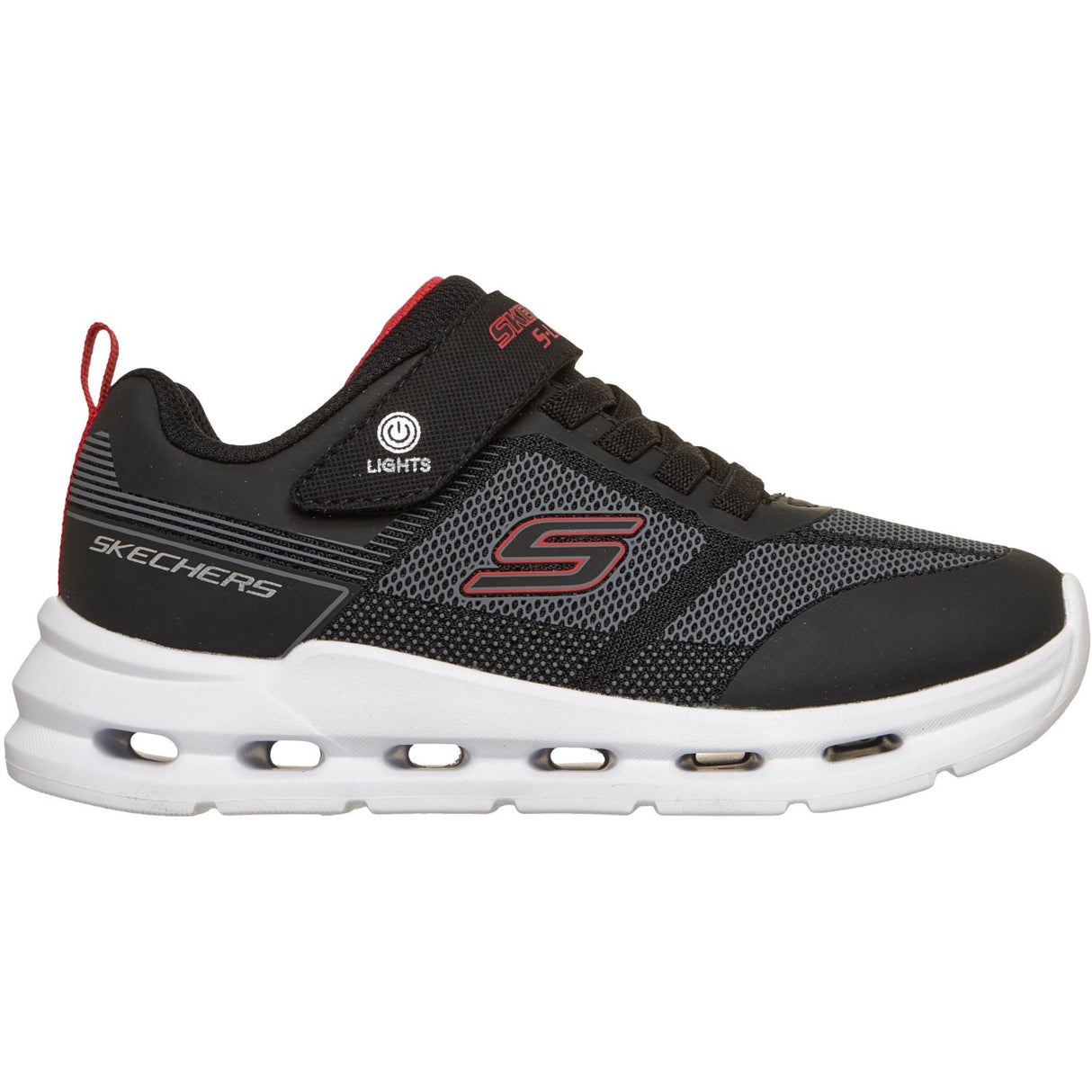 Skechers Black Glide-Step Lights
