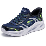 Skechers Navy Slip-Ins: S-Lights: Meteor-Lights - Brisk-Beams