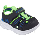 Skechers Black S-Lights: Sola Glow Sandal - Hyper-Coast