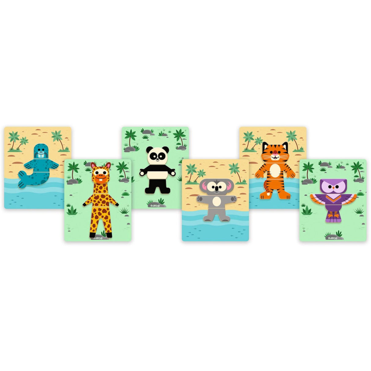 Djeco Inzebox Magnet Ben, Mix'N'Match