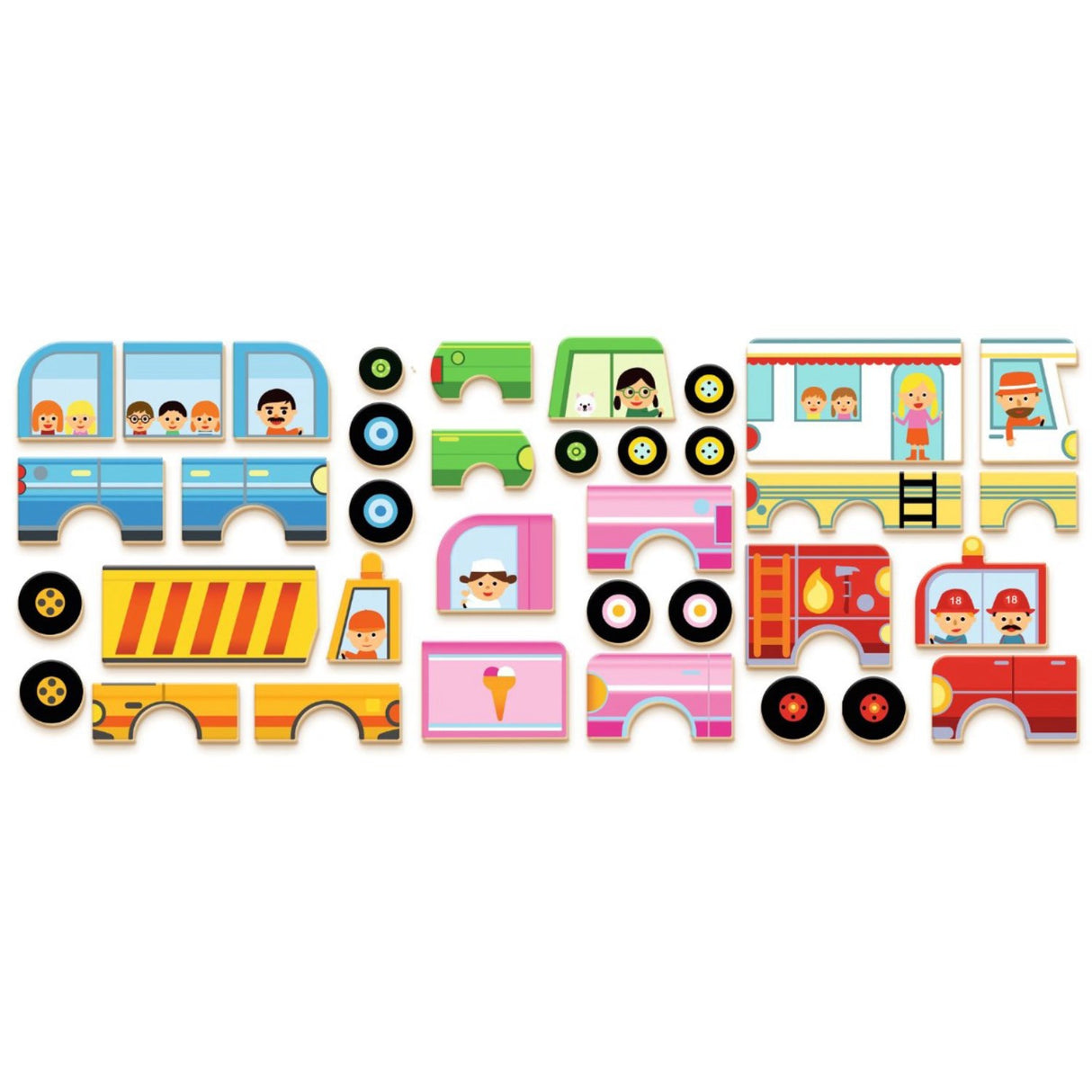 Djeco Inzebox Magnet Ben, Fordon