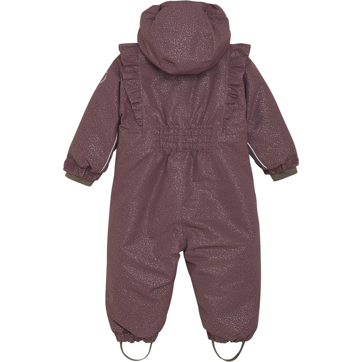 En Fant Rose Taupe Baby Flygdräkt W. Frills