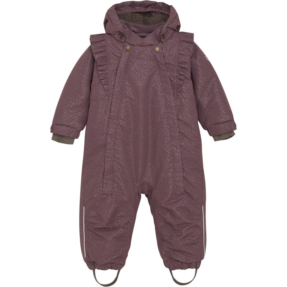 En Fant Rose Taupe Baby Flygdräkt W. Frills