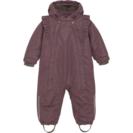 En Fant Rose Taupe Baby Flygdräkt W. Frills