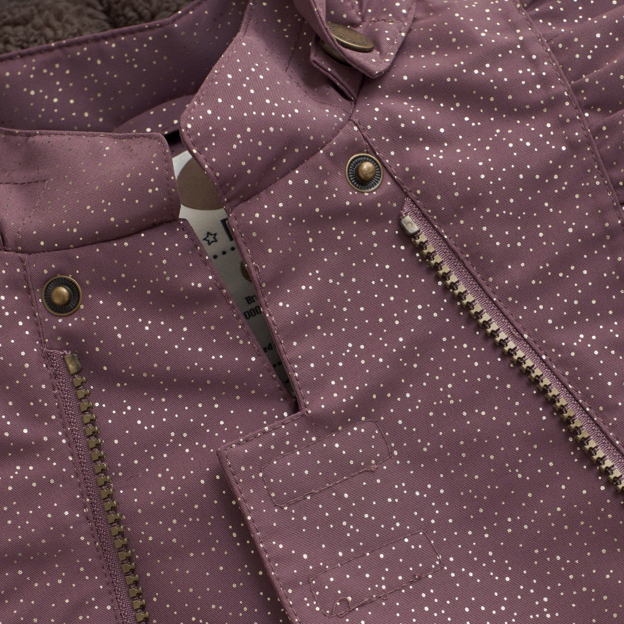 En Fant Rose Taupe Baby Flygdräkt W. Frills