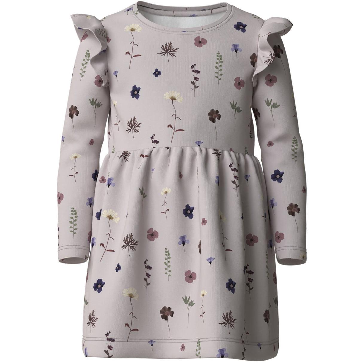 Name It Lilac Ash Nmffilulu Ls Klänning